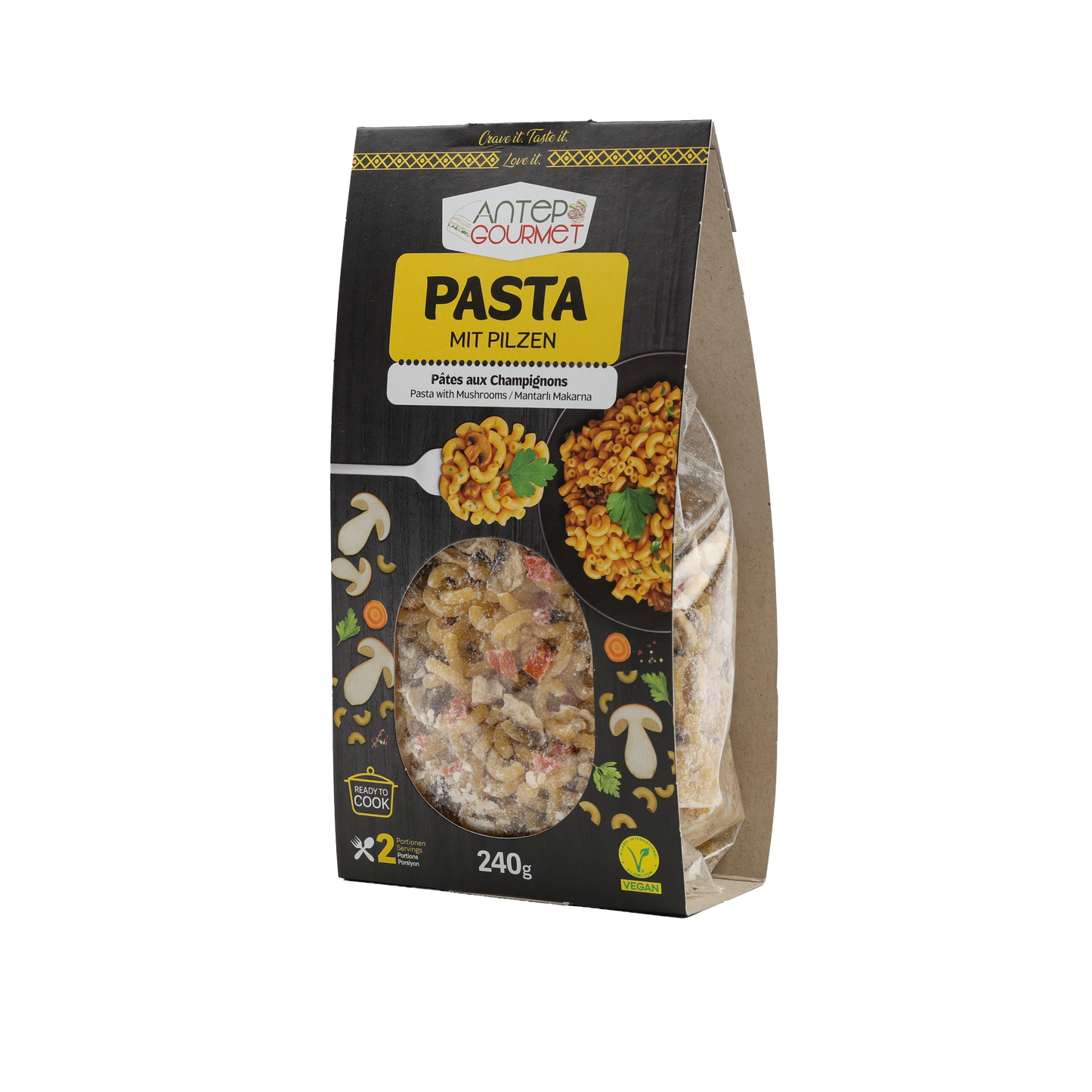 Pasta mit Pilzen (240 g)