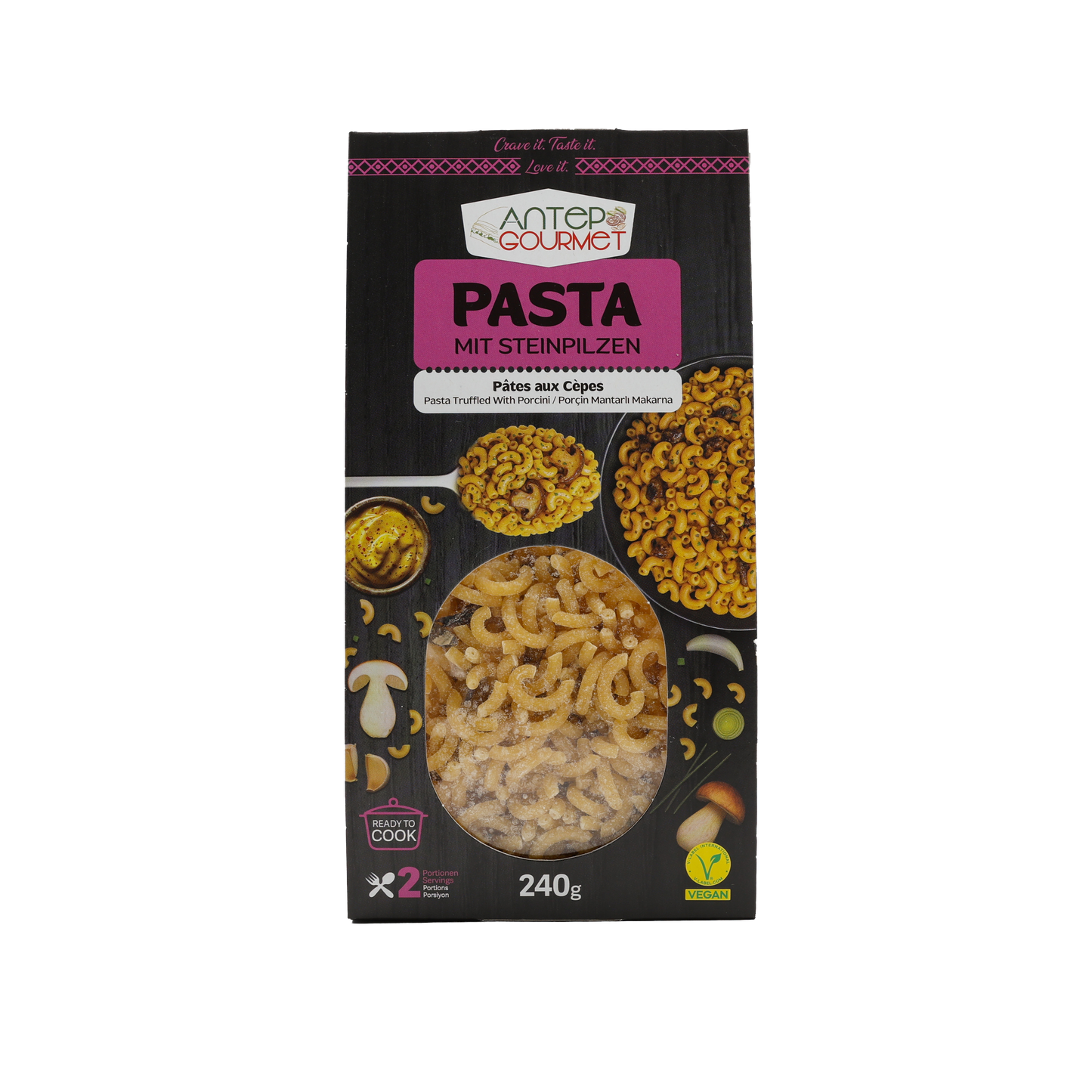 Pasta mit Steinpilzen (240 g)